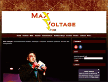 Tablet Screenshot of maxvoltagepdx.com